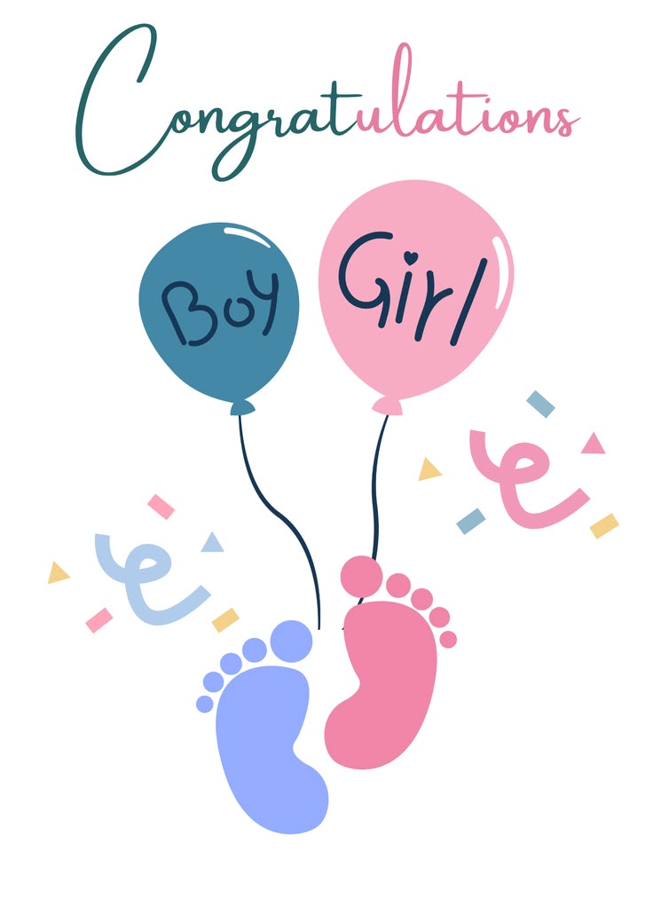 Baby greeting cards