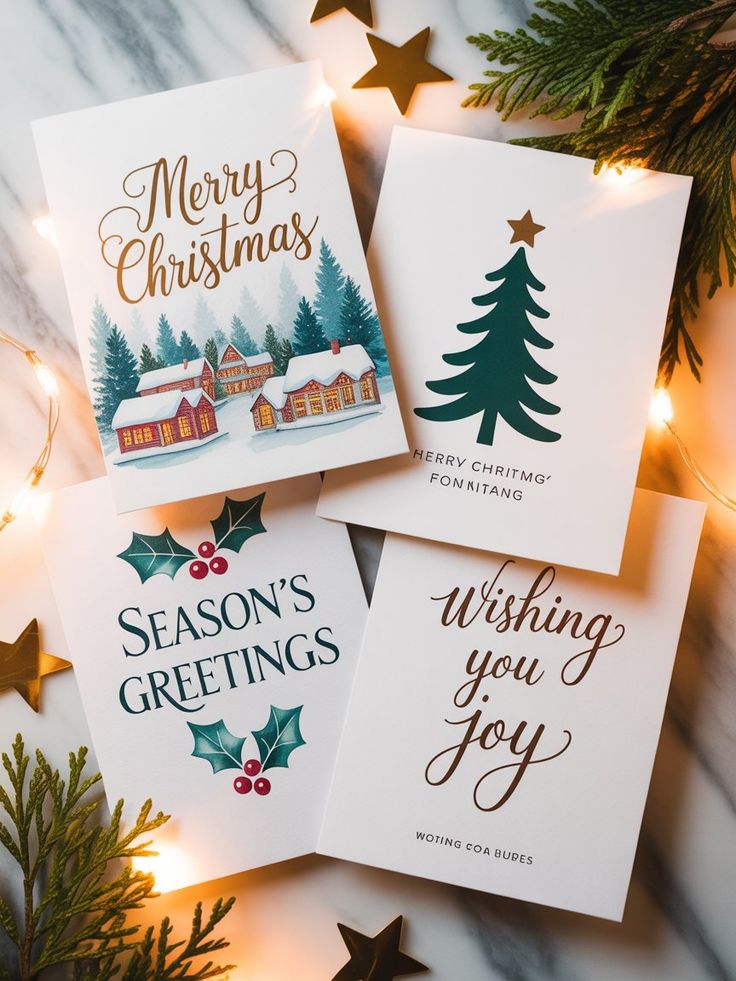 Christmas holiday cards